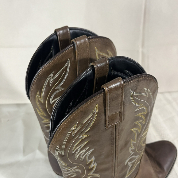 LAREDO Lea Vamp Fox 5742 Women's Brown Leather Cowgirl Western Boot Size 9M - Picture 12 of 12
